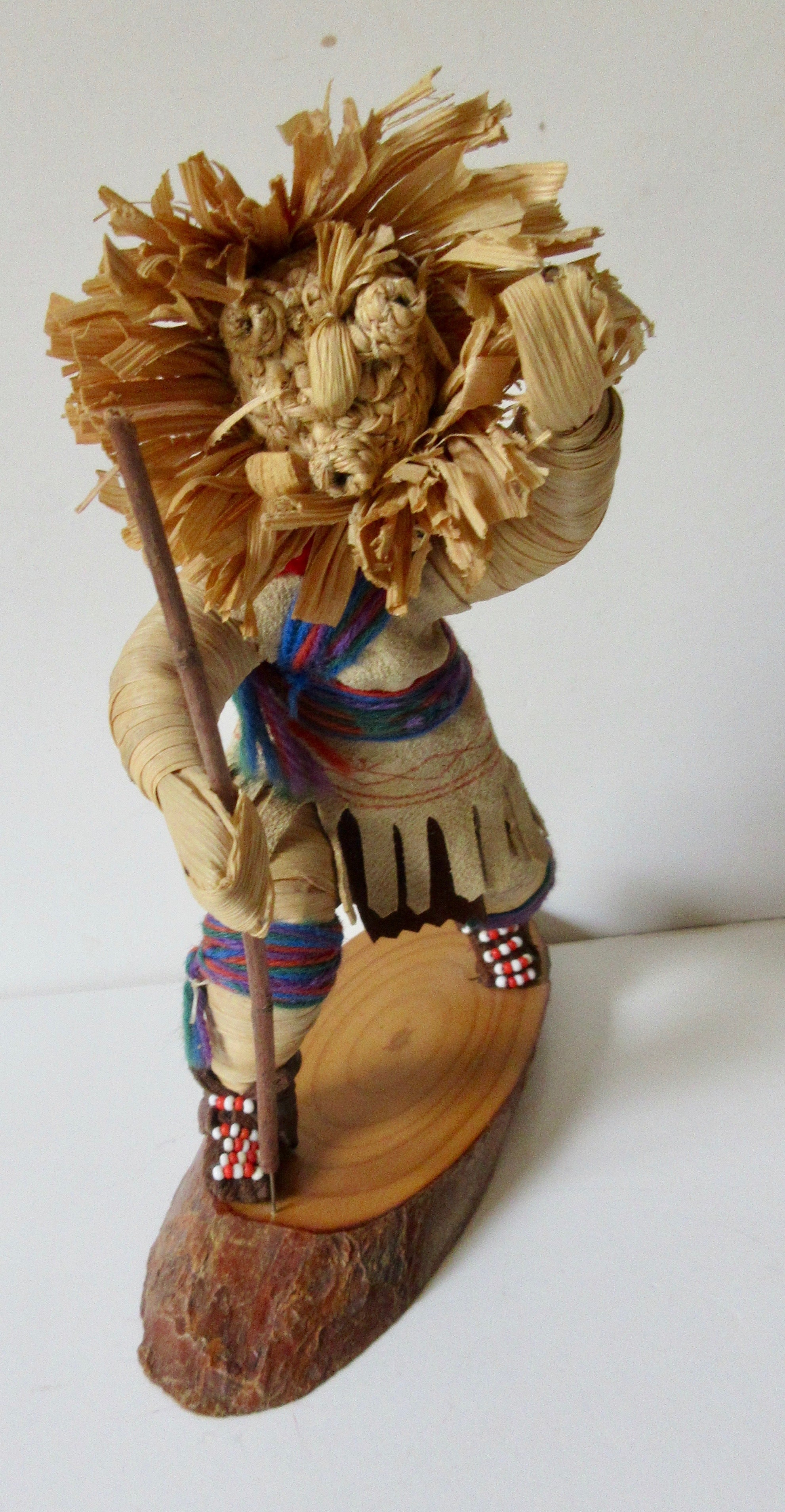 Vintage Iroquois Corn Husk Doll Gajesa W Corn Husk Mask American Native Arts Antiques